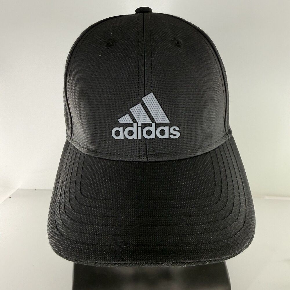 Adidas Black Climalite Baseball Cap Hat Adjustable Strap Athletic Unisex
